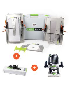 Lignatool zwaluwstaartfreesmal LT045(PR) Profipakket + Zwaluwstaart wisselmesfrees 15° + Festool OF2200 EB-plus LTA1146-FES-576215