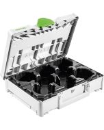 Festool T-loc Systainer 1 + inlay voor schuurmateriaal Ø 77 mm, Ø 90 mm en V93 - SYS-STF-D77/D90/93V